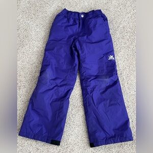 Youth ZERO XPOSUR Purple Snowpants Size 10/12